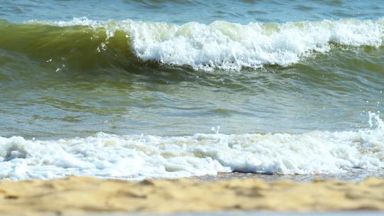 海岸线海洋沙滩海水海浪