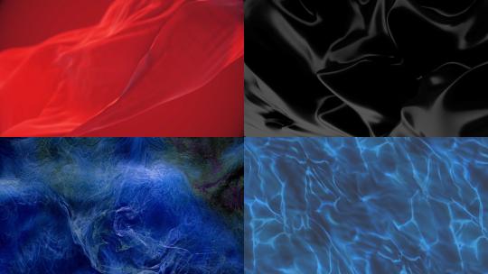 【合集】流动背景流动的布水