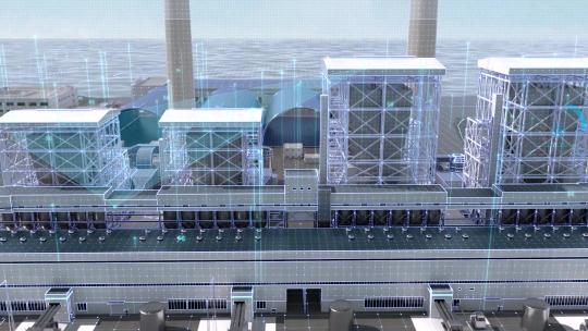 新能源风电智能园区三维场景