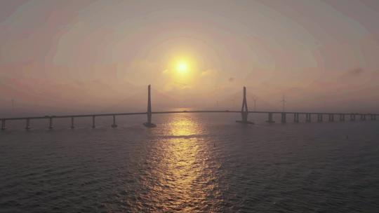 上海东海大桥航拍9视频素材模板下载
