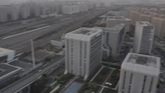 航拍杭州顾家大厦 Dlog未调色