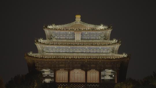 北京夜景 景山夜景