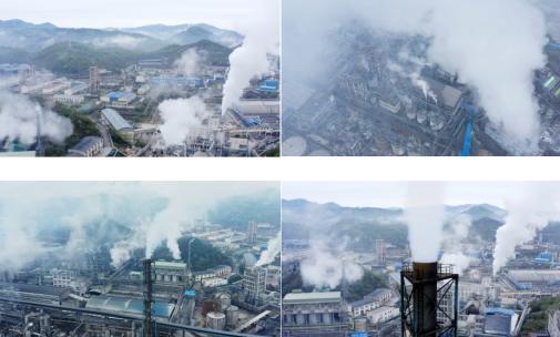 化工厂大气污染高清在线视频素材下载