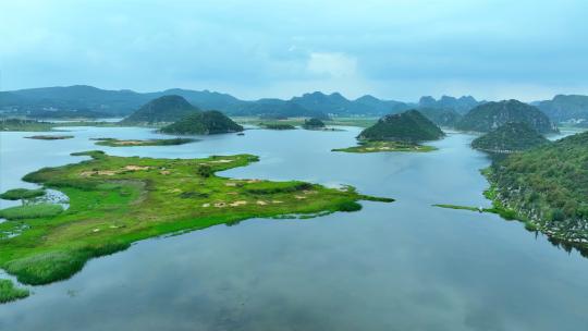 生态湿地   湿地  湿地公园  航拍