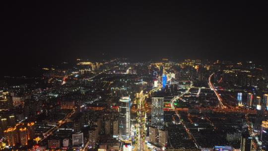 昆明北京路夜景航拍