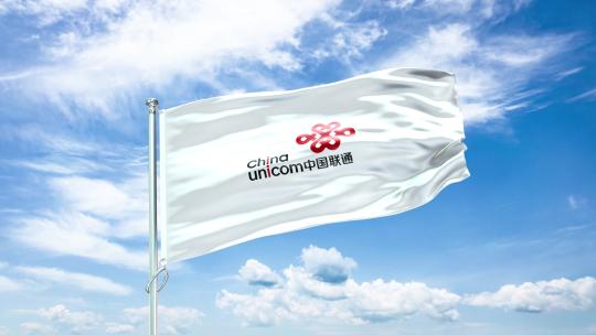中国联通旗帜 中国联通通讯logo