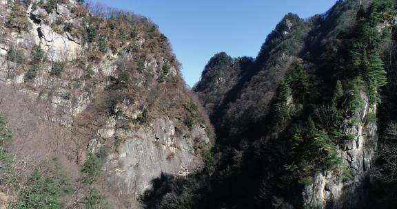 陕西太白山国家森林公园岩石瀑布