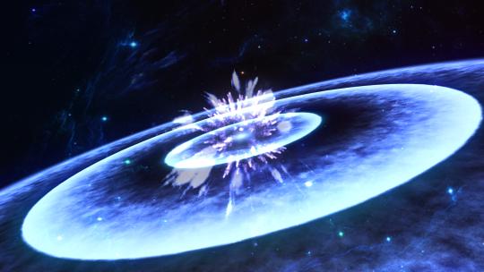 爆炸光圈扩散冲击波AE模板