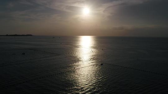 威海市 高区 国际海水浴场 航拍 海景
