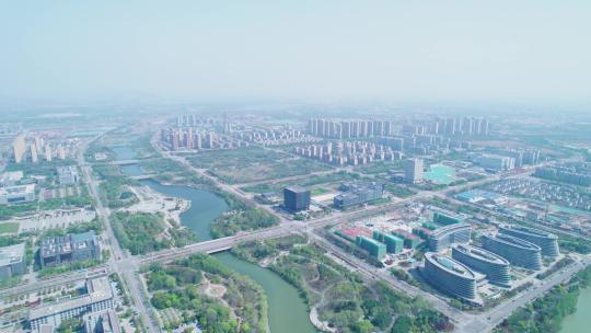 徐州新城区-4k航拍高清在线视频素材下载