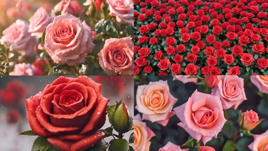 玫瑰花 浪漫玫瑰 七夕 情人节 节日高清在线视频素材下载