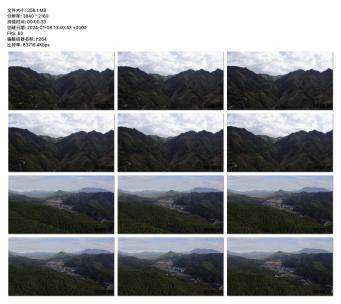 山脉之巅：连绵群山航拍全景高清在线视频素材下载