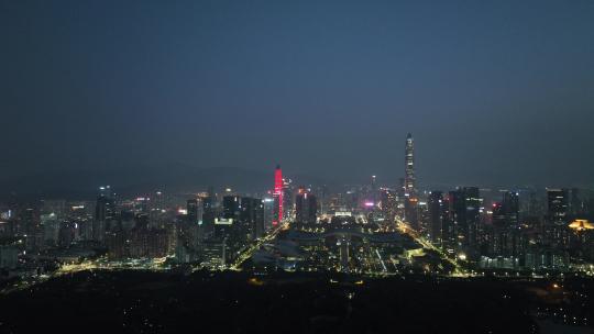 深圳市民中心航拍视频素材模板下载