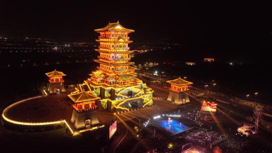 中国洛阳第40届牡丹文化节开幕式视频素材模板下载