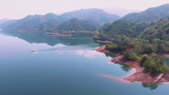 4k航拍浙江杭州千岛湖