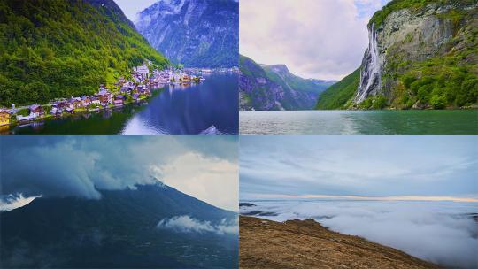 美丽祖国大好河山江河湖海 乡村振兴高清在线视频素材下载