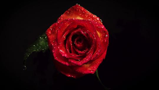 玫瑰花 红玫瑰 情人节视频素材模板下载