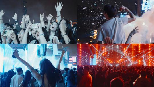 百大DJ电子音乐节现场高清在线视频素材下载