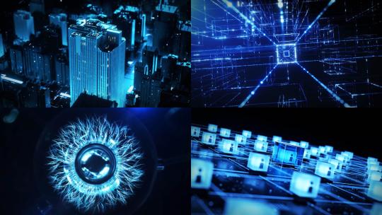 AI人工智能机器人科技宣传片高清AE视频素材下载