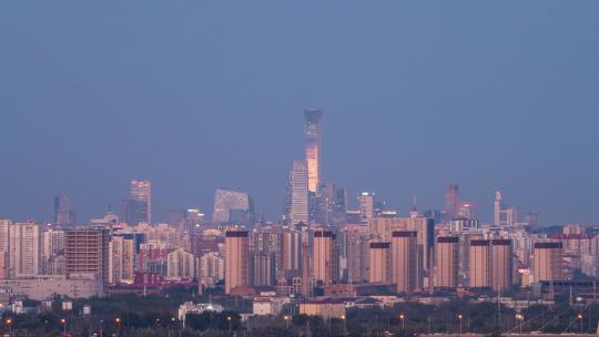 北京国贸CBD 月升8k延时