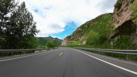 （原创）沿途风景车窗外风光 第一视角开车