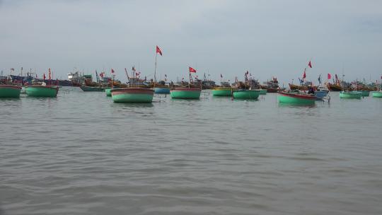 越南渔村视频素材模板下载