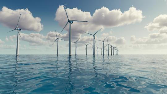 海上大型风力涡轮机发电