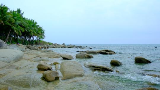 海浪礁石岩石 海边岸边石头