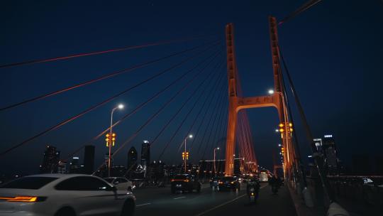 【正版素材】南昌八一大桥夜景