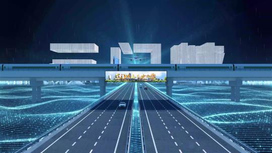 【三门峡】科技光线城市交通数字化