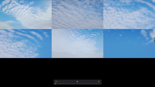 4K成都飞机穿越云层远景多镜头合集高清在线视频素材下载