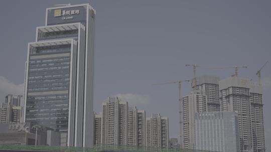 A7S3 SLOG3 实拍 深圳华润置地大厦外景视频素材模板下载