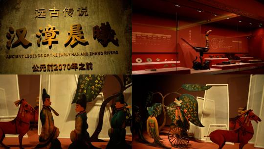荆门历史文化博物馆高清在线视频素材下载