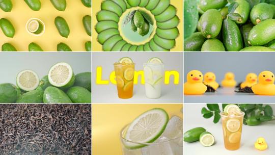 香水柠檬鸭屎香柠檬茶奶茶广告创意实拍高清在线视频素材下载