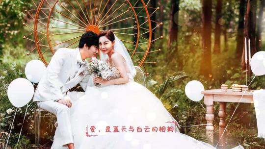 韩式婚礼结婚婚庆电子相册MVAE视频素材教程下载