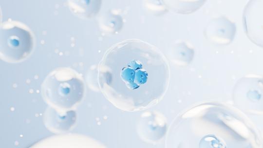 水分子活跃细胞化妆品广告