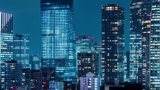 东京夜景延时摄影