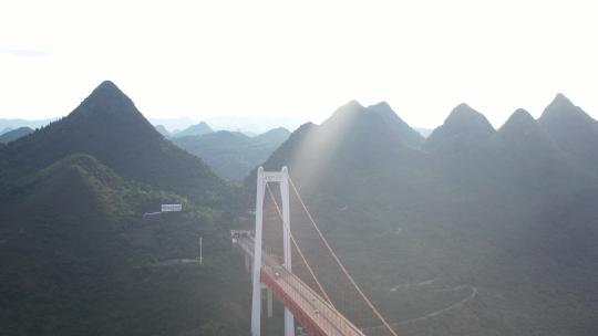 贵州坝陵河大桥航拍