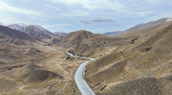 Linda pass 新西兰南岛 中土地貌 航拍