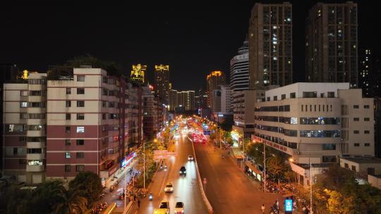 昆明北京路夜景灯光秀