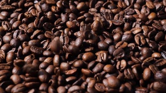 咖啡豆掉落美食