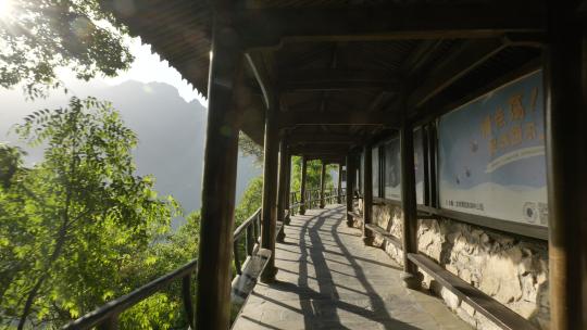 浙江温州楠溪江自然风景，龙湾潭