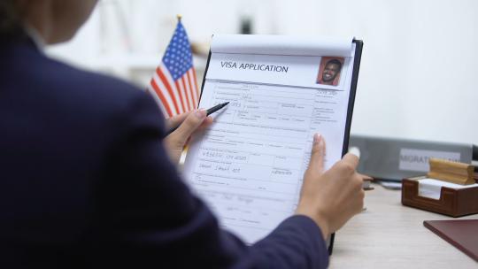 移民官批准签证申请