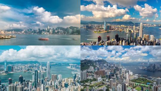 【合集】无人机航拍大气香港镜头