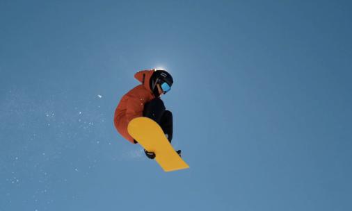 高难度滑雪视频素材模板下载