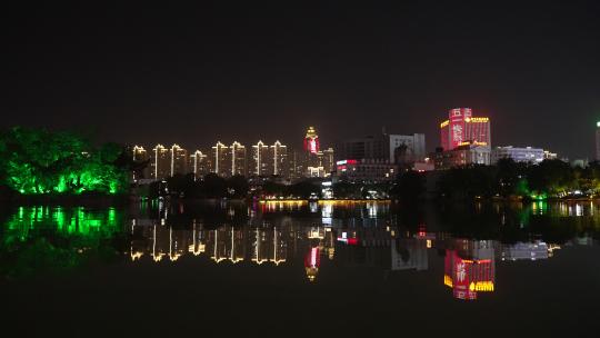 芜湖大镜湖夜景