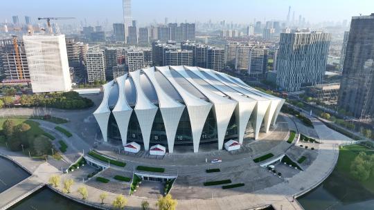 上海东方体育中心浦东建设前滩发展上海地标