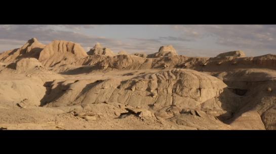 航拍沙漠戈壁视频素材模板下载