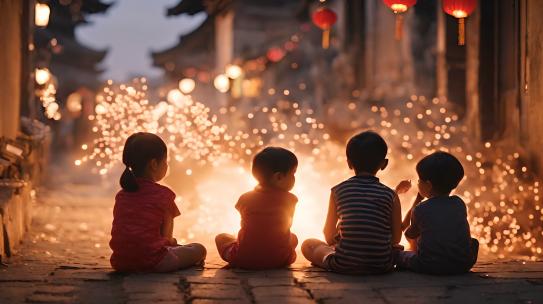 2025蛇年除夕元宵节人文年味放焰火舞龙