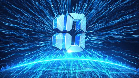 蓝色倒计时开场